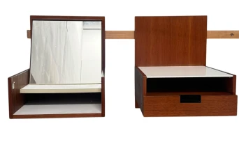 Two EU/NU-11 Japanese Series Wall Cabinets by Cees Braakman for Pastoe, 1958